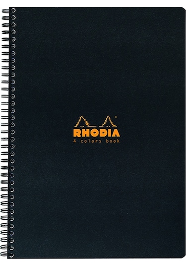 Rhodia Çizgili Defter Siyah Rd   193109 Siyah