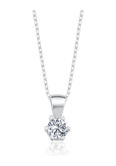 1.20 Karat Effective Diamond Masalsı Parıltı İkili Tektaş Gümüş Set