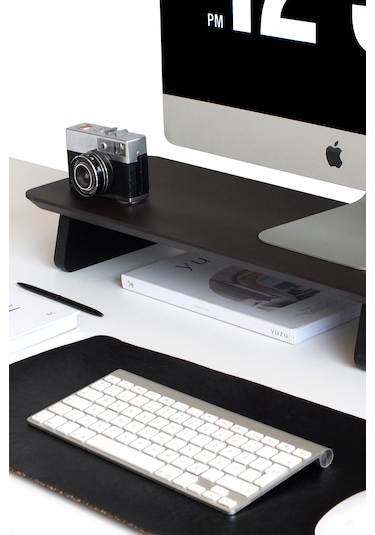 Büyük Monitör Standı Ceviz