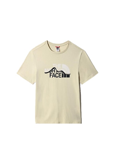 The North Face M S/s Mountaın Lıne Tee - Eu T-shirt Nf00a3g23x41 Bej