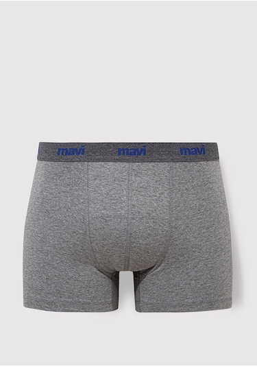 Mavi - Gri Basic Boxer 0911180-83096 Gri