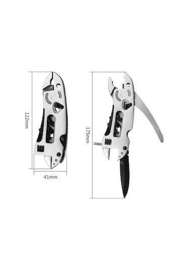 Açık Kamp Çok Fonksiyonlu Pense Anahtarı Kombinasyon Aracı