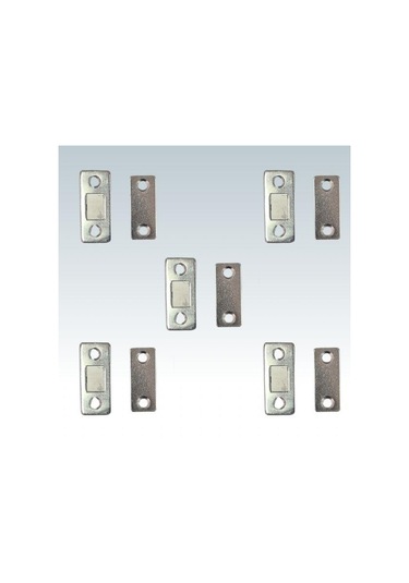 Marelli Slım Mıknatıslı Kapak Tutucu Kapı, Çekmece Tutucu, Çıt Çıt 5 Adet