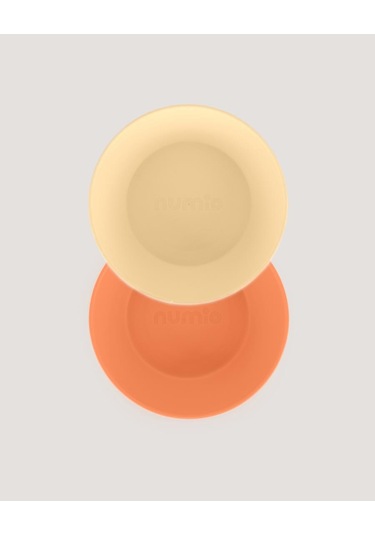 Yuvarlak Bebek Mama Tabağı 2'li Set Peach - Vanillia