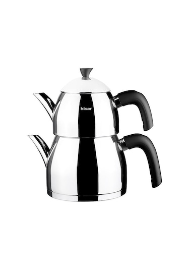 Hisar Burcu Siyah Çaydanlık Takımı Soft Touch