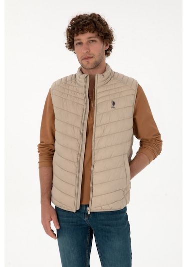 U.s. Polo Assn. Erkek Koyu Bej Yelek Dokuma 50312012-vr088 Koyu Bej