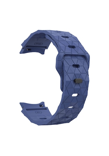 Goocamp Galaxy Uyumlu Watch 5 Pro 45mm Krd-116 20mm Futbol Desenli Spor Tasarımlı Silikon K