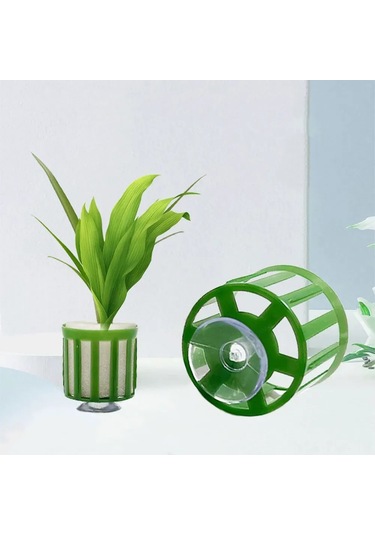 Xindoker Akvaryum Bitki Sabitleme Seti: 10 Adet Sepet, Sünger Ve Emici Disk İle Balık Tankı Dekoru