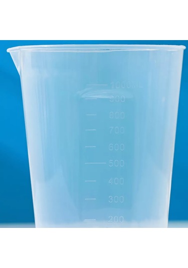Dolana Plastik Ölçekli Bardak 1 Litre Mutfak İçin Sürahi 195286601 Beyaz