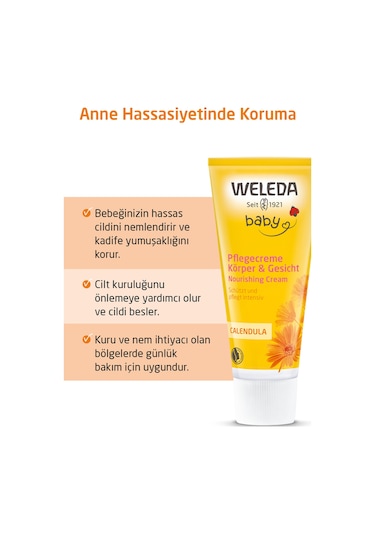 Weleda Calendula Organik Vücut Kremi 75 ml