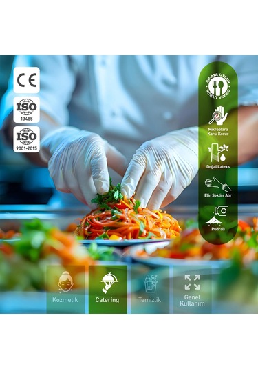 Supertrend Beyaz Lateks Eldiven Pudralı S 100 Adet X 10 Paket