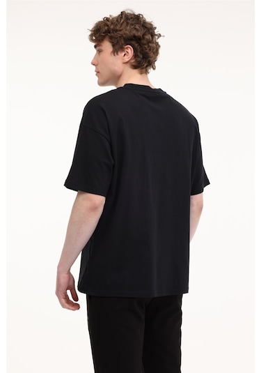 Lotto M-zane Tee 5fx Siyah Erkek Kısa Kol T-shirt 000000000102013412 Siyah