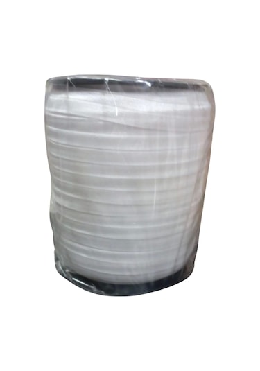 Çamaşır Lastiği Düz 1 Cm 75 Metre 1 Top Beyaz