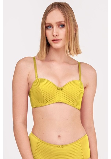 Loya Kadın Sarı Sierra Straplez Sütyen