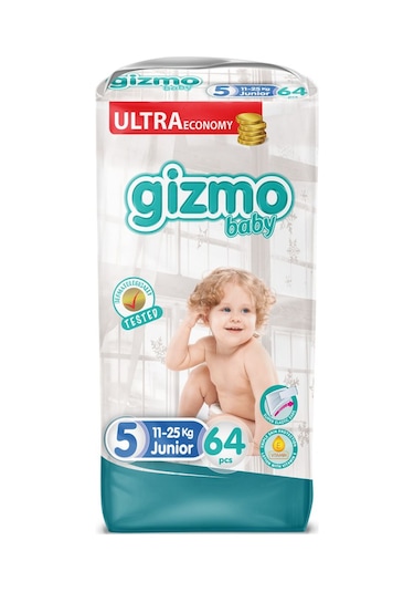 Bebek Bezi Ultra Eco Paket 5 Numara Junior 64 Adet