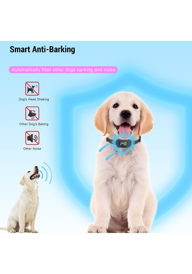 Geeksen Lcd Ekranlı Havlama Tasması Akıllı Şarj Edilebilir Havlama Önleyici