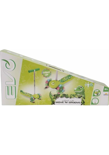 Evo Scooter 3tkr Dino Move N Groove Işık Yeşil