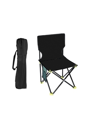 Dolıty Katlanır Kamp Sandalye Açık Sırt Çantalık Siyah-ve-l Siyah Ve L Çok Renkli