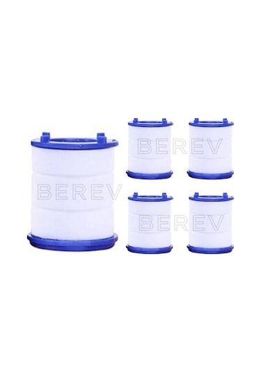 Berev 5 Adet Musluk Başlığı Filtresi- Kireç Pas Tortu Engelleyici Filtre