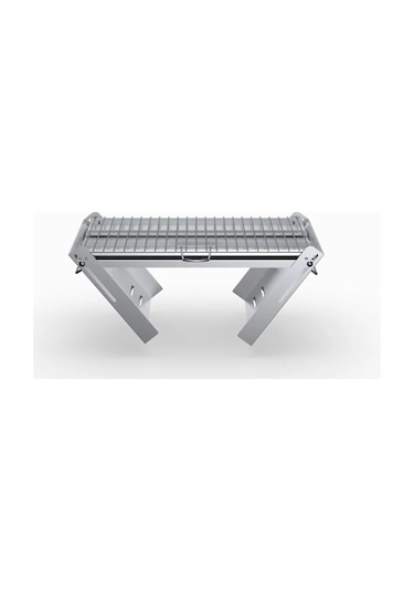 Mangal Katlanabilir Galvaniz Çantalı 0.60mm Kalın Gümüş