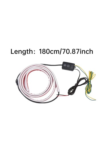 Motion003 180cm Beyaz Sarı Led Araba Işık Barı Esnek Kurulum Güvenli Sürüş İçin Araçlar Suv Kamyonlar İçin 12v Su Geçirmez Dekoratif Led Işıklar