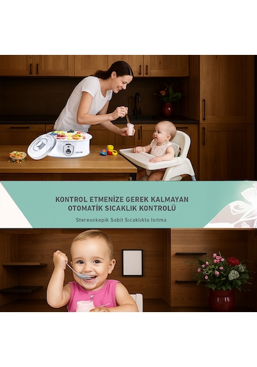 VZN KA4010 20 W 1.5 L 7 Kavanozlu Profesyonel Yoğurt Makinesi