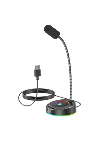 Ankatek Usb'li Rgb Renkli Mikrofonu Mikrofon Mc01s Lenovo Lecoo Dizüstü Bilgisayar Xe - 1