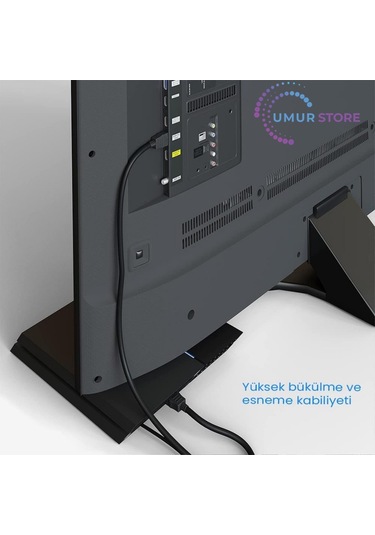 1 Metre Hdmi Kablo - V1.4b - Full Hd 3d 1080p 144hz - Görüntü, Ses Ve Internet Aktarım Premium Hdmi Kablosu