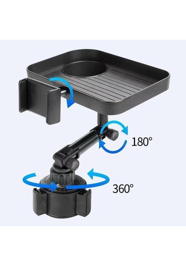 Homyl Araç Tutucu Tepsisi 360 Dönme Dayanıklılığı Kolay İsteğe Bağlı