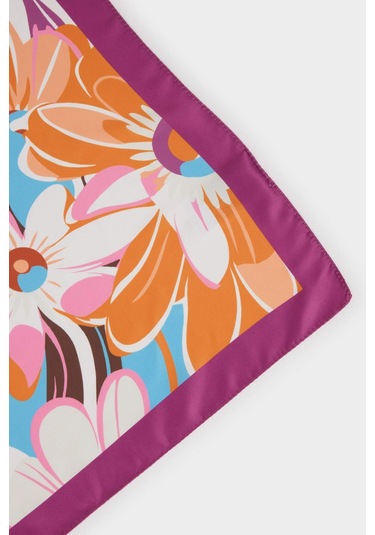 Defacto Kadın Desenli Fular G1575ax25wnpn1 Pembe