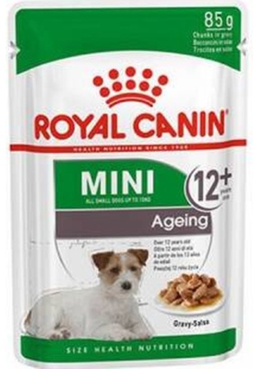 Mini Ageing 12+ Pouch Yaşlı Köpek Konservesi 12 Adet 85 Gr