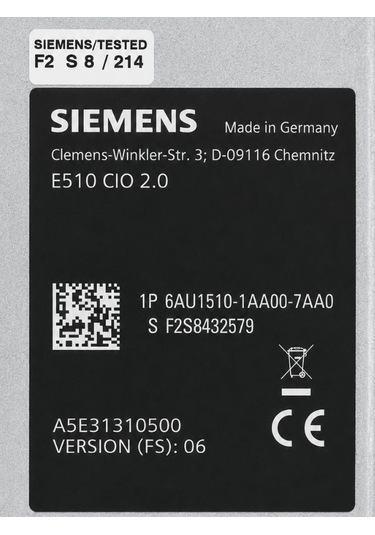 Siemens Cıo 1p 6au1510-1aa00-7aa0 E510 Cıo 2.0 Fs05 Endüstriyel İzleme Modülü