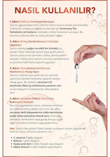 Ceremony Aydınlatıcı Vitamin C Serum 30 ML