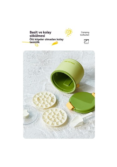 Jian Fan Buzızgarasısoğuk Kovaya Bastın Mı Sarı