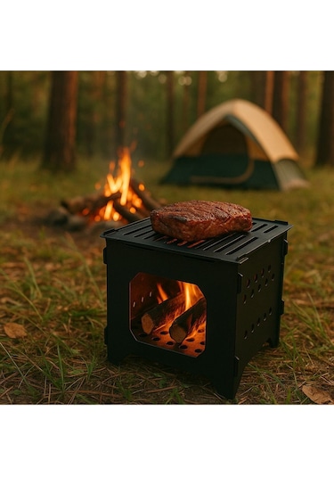 Alevra Mini Kamp Sobası ,mangal ,ateş Cukuru Diğer