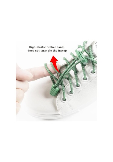 Ayakkabı Bağcıları, Elastik Ayakkabı Bağları, Kravat Ayakkabı Bağcıları Yok Ayarlanabilir Kilit Dantelleri, Benzersiz Konfor İçin Sistem Siyah