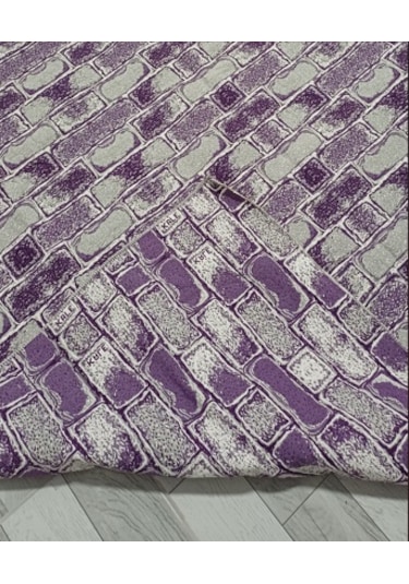 Savan Dokuma Halı Örtüsü 6m² 200 300 Kale Lila4 Lila