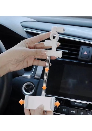 Kenpazar Araba Dikiz Aynasına Takılan Akrobat Telefon Tutucu Siyah