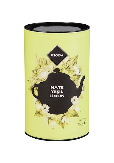 Rioba Mate Çay Yeşil Limon Bitki Çayı 75 G