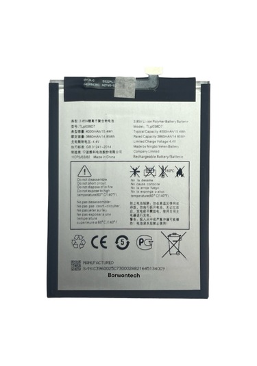 Teknonet Tcl 10 Se Uyumlu Nettech T766h 4000 Mah Batarya - Siyah