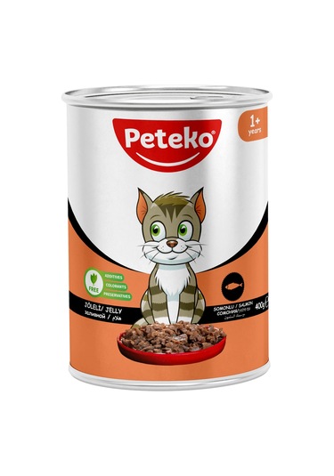 Peteko Somonlu Parça Etli Yetişkin Kedi Maması 12 x 400 G