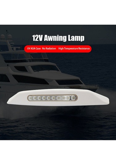 Jeehugo 12v Led Araç Işığı, 10 Led'li, Su Geçirmez, 354 Lumen, Karavan, Suv, Furgonlar İçin, Parlak Beyaz Işık, Kolay Kurulum