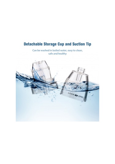 Vkemall Bebek Elektrikli Burun Emici - 3 Seviye Emme Gücü, Düşük Gürültü, Rahatlatıcı Müzik, Usb Şarjlı Pil Ve 3 Silikon Uç 500mah