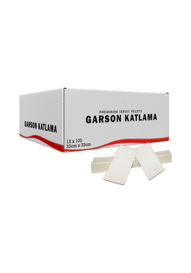 Garson Katlama Peçete 33x33 Cm 100'lü 12 Paket