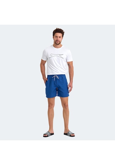 Slazenger KALIDAS IN Erkek Mayo Saks Mavi