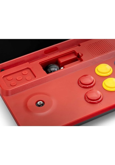 Nd753 A13 Retro Mini Oyun Konsolu 10.0" Katlanabilir Ekran Kırmızı
