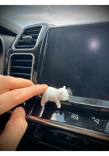 Sevimli Uyuyan Ayı Araba Dikiz Aynası Süsü - Araç İçi Aksesuar Süsü - Mutfak Süsü Torpido Süsü Ayı