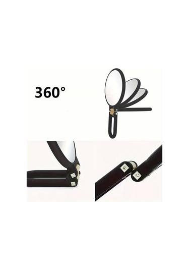 Kompakt Makyaj Aynası, Çift Taraflı Seyahat Aynası, Katlanabilir Saplı Makyaj Aynası, Taşınabilir Seyahat Aynası, 30x Büyüteçli Ayna, Elde Taşınabilir Makyaj Aynası, Açık Hava Kadın Makyajı Ve Seyahat İçin