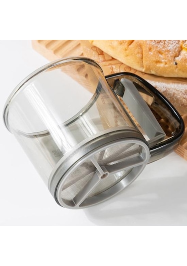 250ml Plastik Bardak Un Eleği İnce Örgü Çok Fonksiyonlu Kompakt Boyutlu Un Diğer