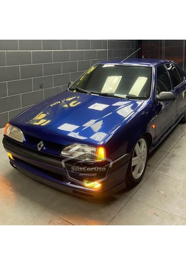 Renault 19 Europa 1994-2001 Uyumlu Üniversal Laguna Lip Esnek Ön Lip 2 Parça Tampon Altı Dil Karlık Ön Ek 00 Şüscaroto Aksesuar